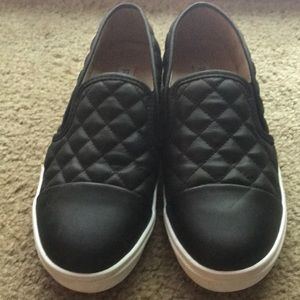 Steve Madden Black Slip On Sneakers